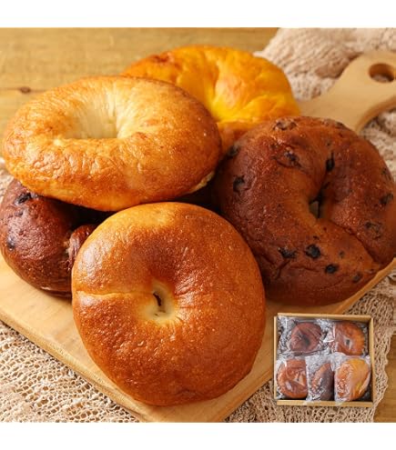 Amazon | バラエティ ベーグル 8個入り BAGLE コストコ (プレーン1袋